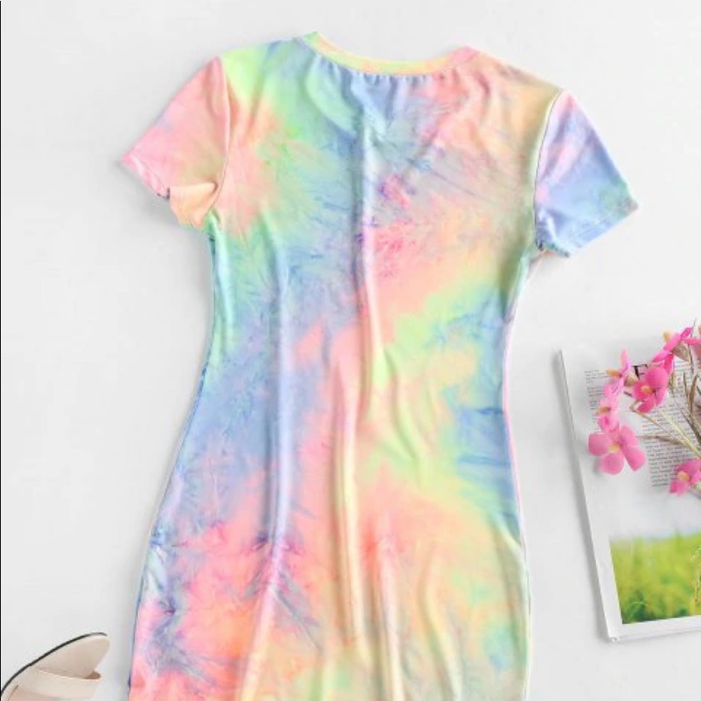 Tie dye  Bodycon mini dress